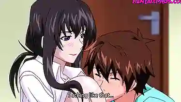 Enjoy the uncensored Hentai facial with cumshot and cock riding action