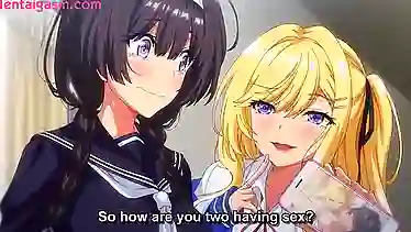 Suru Hanashi gets trained by Incha Couple in a steamy hentai session