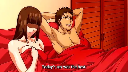 Watch this anime cutie suck and fuck her way to orgasm