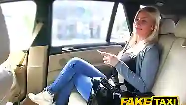 FakeTaxi Big tits and great curvy body sucks dick
