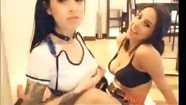 Part2.Lesbian Cam Girls Smoking Weed and Listening to Fetty Wap   - FreeAmateurCams.net