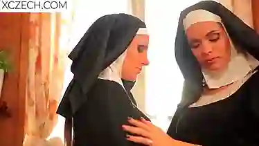 Crazy porn with monster stalking catholic nuns