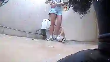 Korean girl using toilet part 5